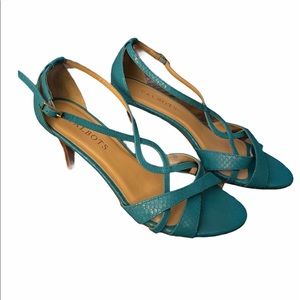 Talbots Blue Heels
